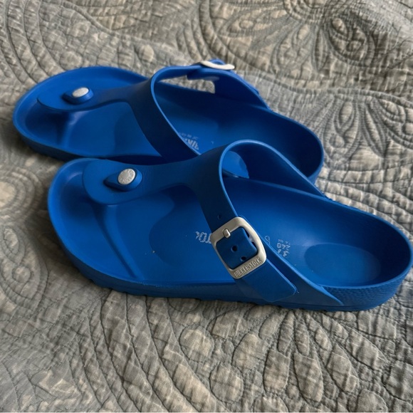 Birkenstock Gizeh EVA Sandals Scuba Blue 7 - Picture 3 of 14